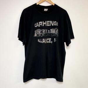 Vintage Carhenge Shirt Y2K Nebraska Stone Henge Car NASCAR